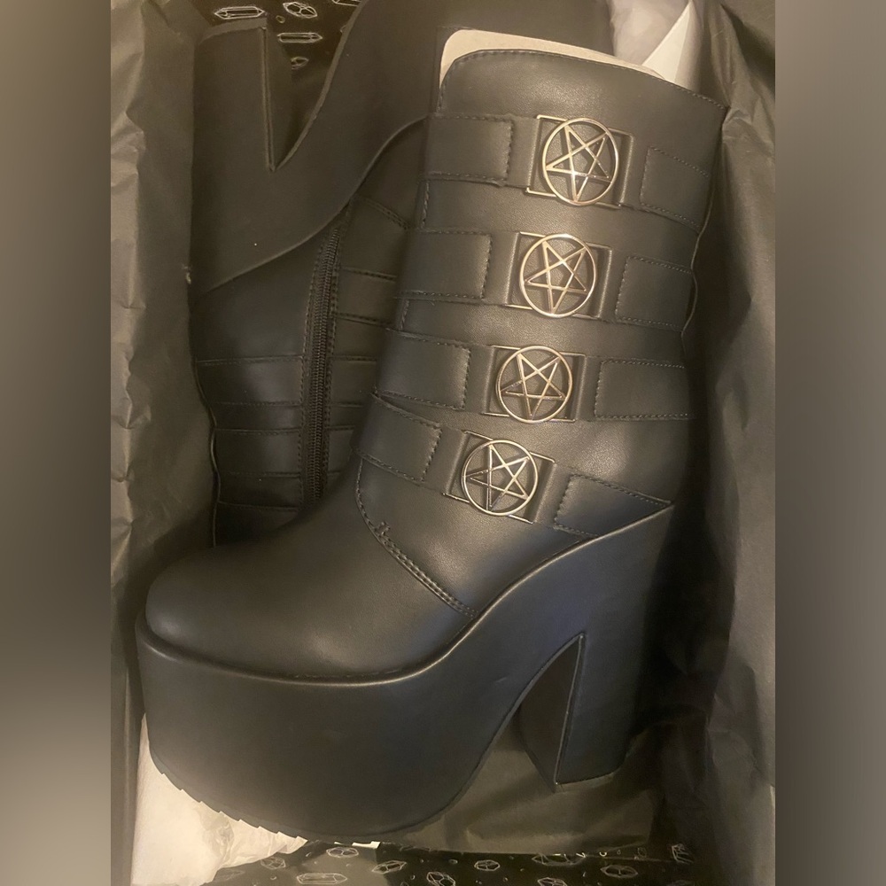 Killstar Nancy Platform Heels